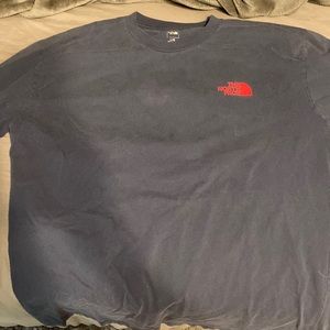 North Face, Blue long sleeve shirt